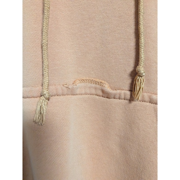 Nike Sportswear Essential Hoodie Peach Orange Embroidered Swoosh Womens Small - Picture 3 of 9